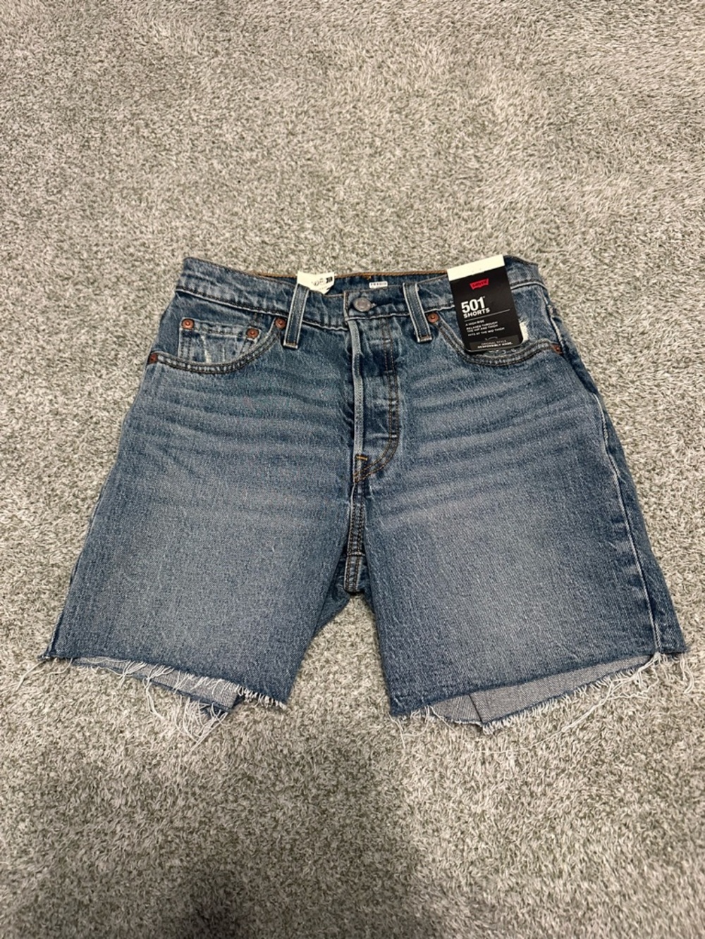 Levi's 501 High-Rise Denim Shorts - Light Blue Wash